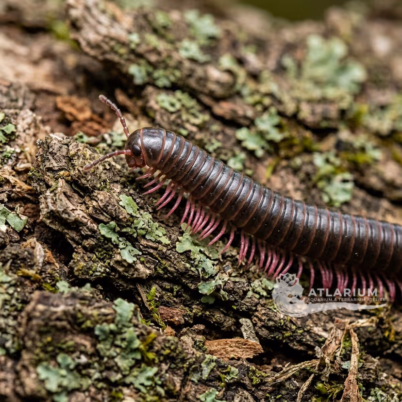 American giant millipede (Narceus americanus)