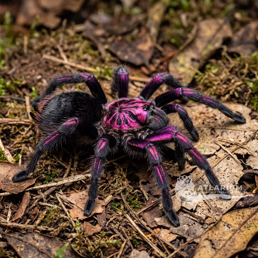 Tarántula de flores púrpuras de Machala (Pamphobeteus sp. 'Machala')