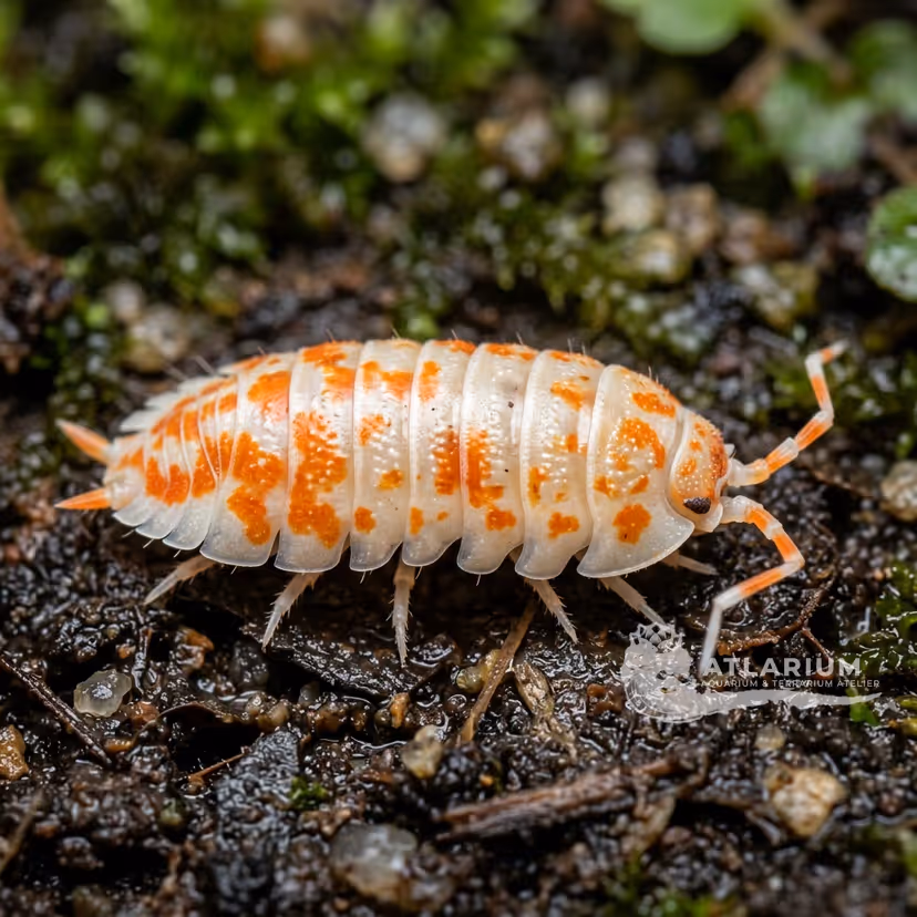 Rough Woodlouse "Orange Koi" (Porcellio scaber "Orange Koi")
