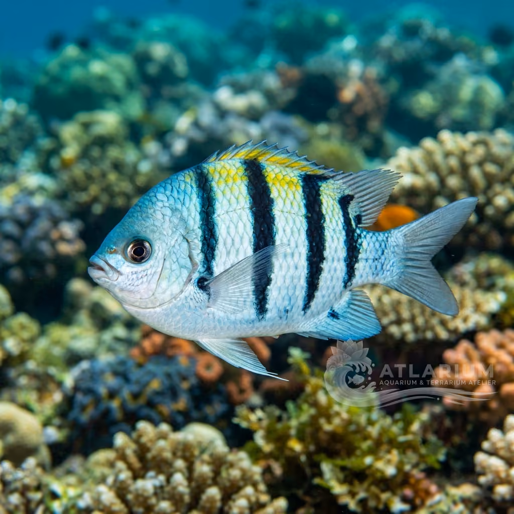 Sargento de Hawái (Abudefduf abdominalis)