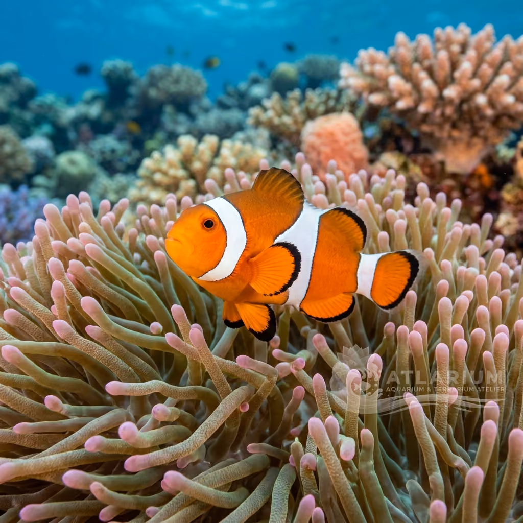 Barrier Reef Clownfish (Amphiprion akindynos)