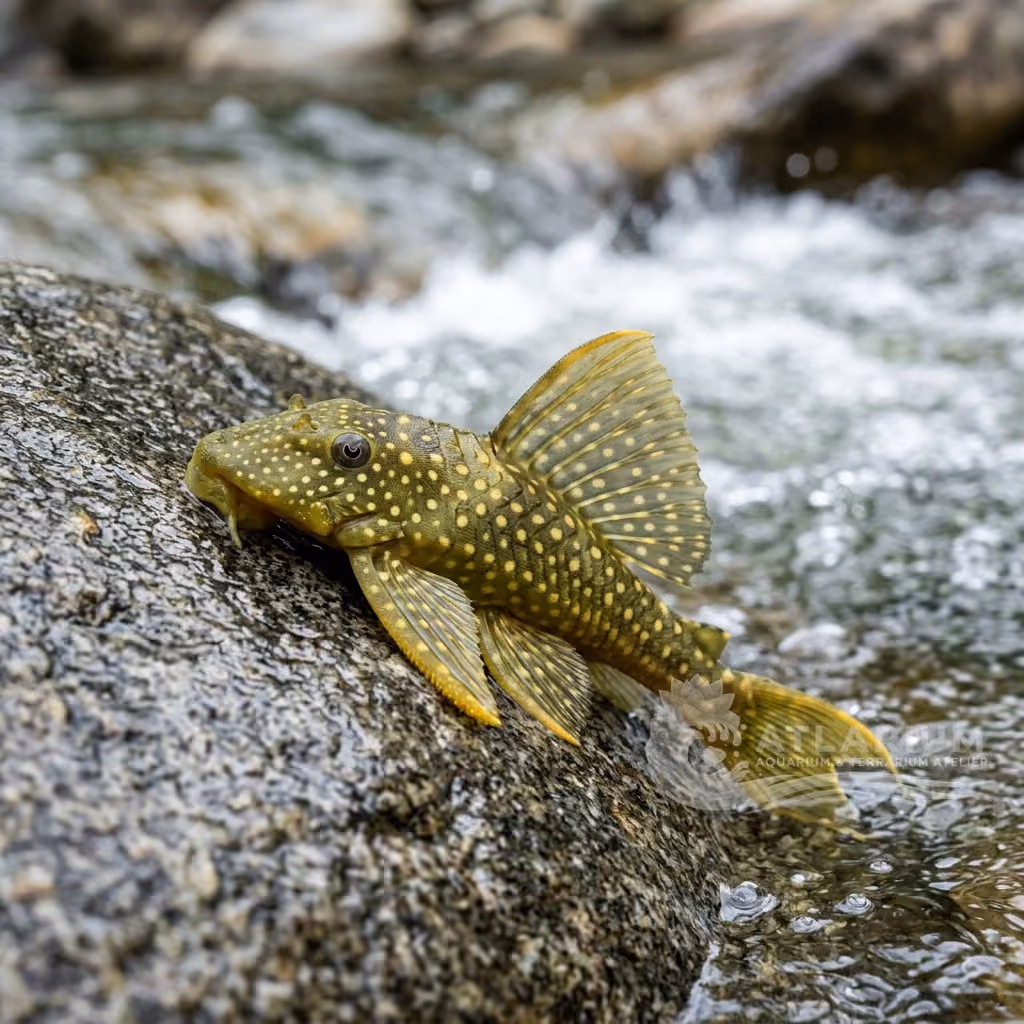 Pleco Fantasma Verde Aleta Alta (L200)