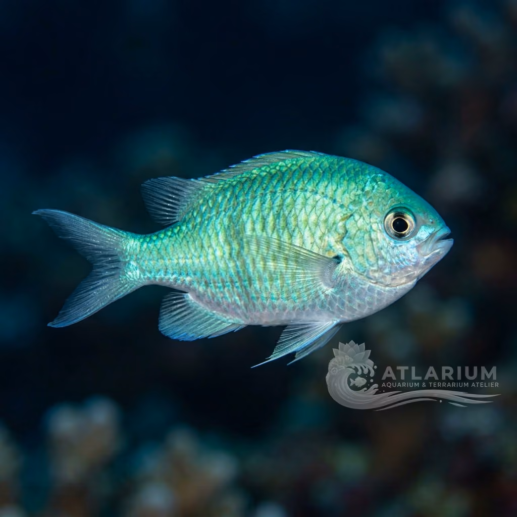 Blue-green chromis (Chromis viridis)