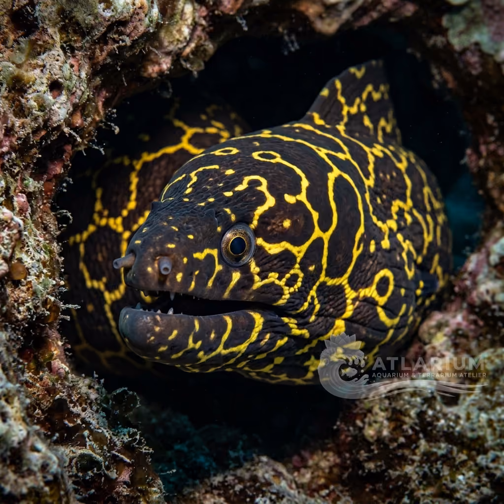 Chain Moray Eel (Echidna catenata)