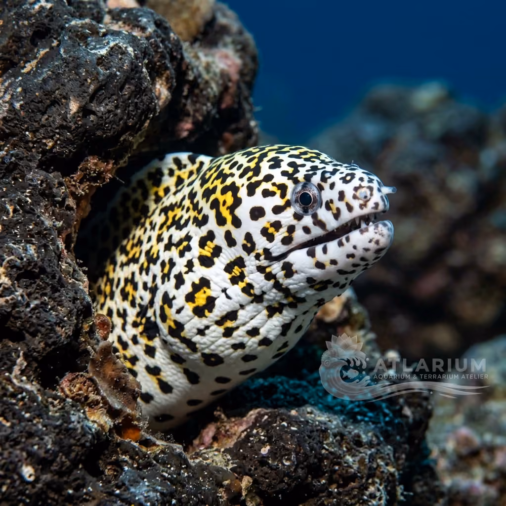 Snowflake Moray Eel (Echidna nebulosa)