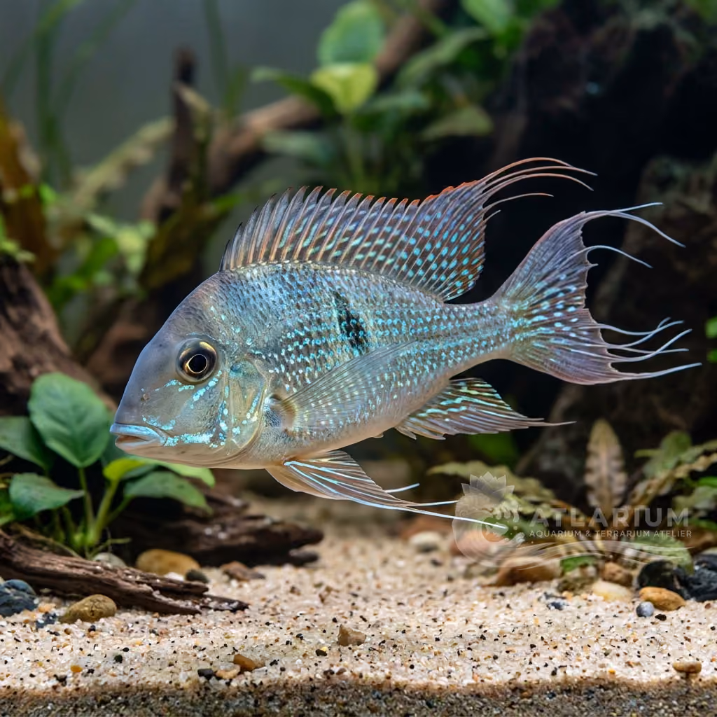 Cíclido Come-Tierra (Geophagus altifrons)