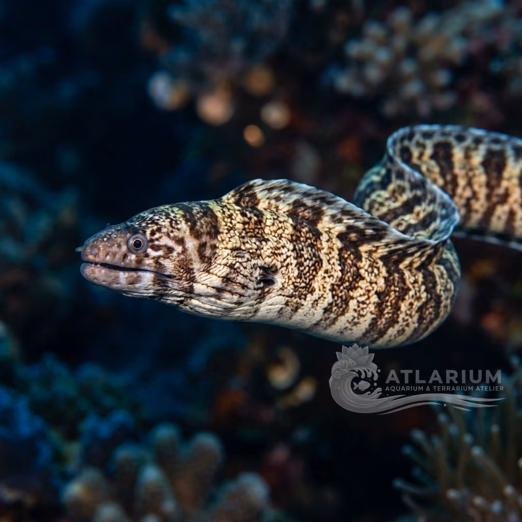 Barred-fin moray (Gymnothorax zonipectis)