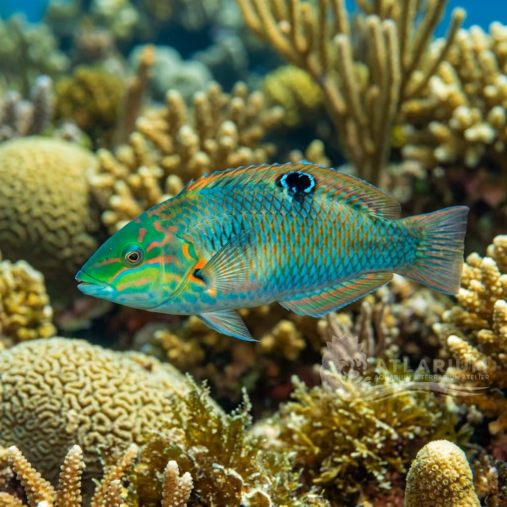 Tordo a testa verde (Halichoeres chlorocephalus)