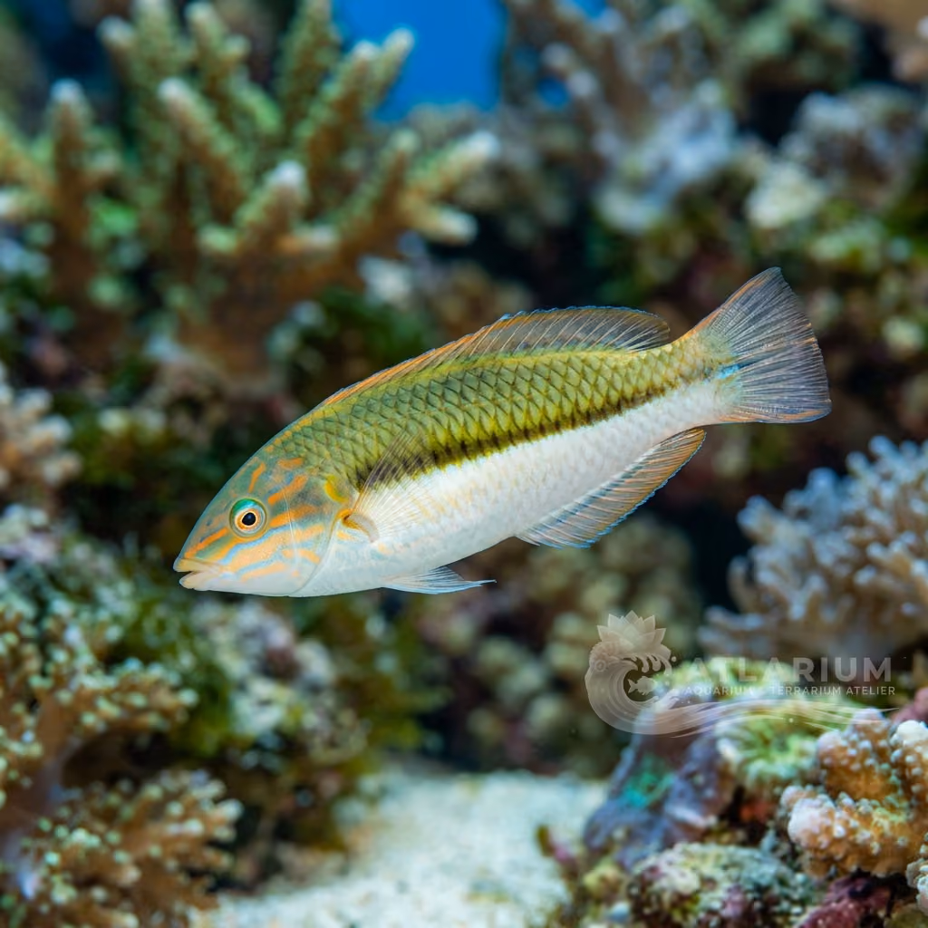 Tordo diviso (Halichoeres dimidiatus)