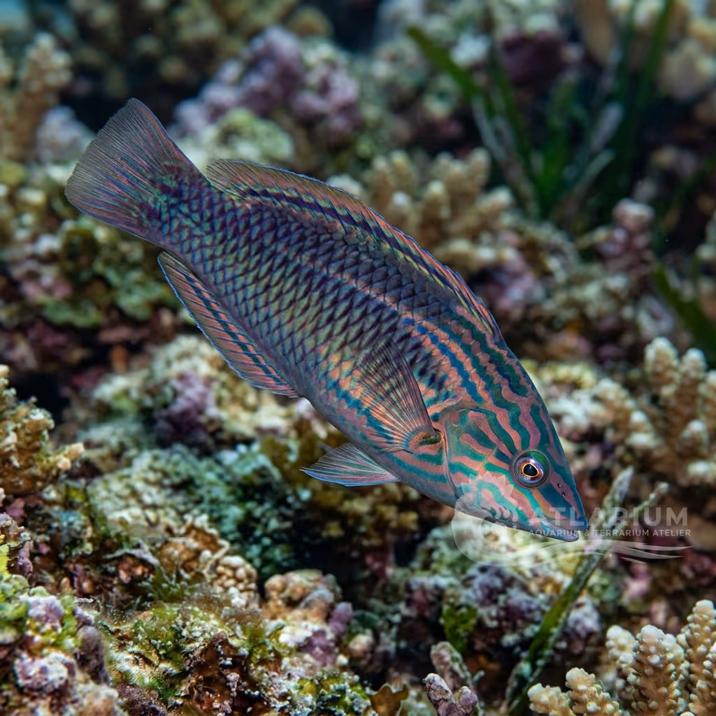 Purple-spotted wrasse (Halichoeres leucurus)