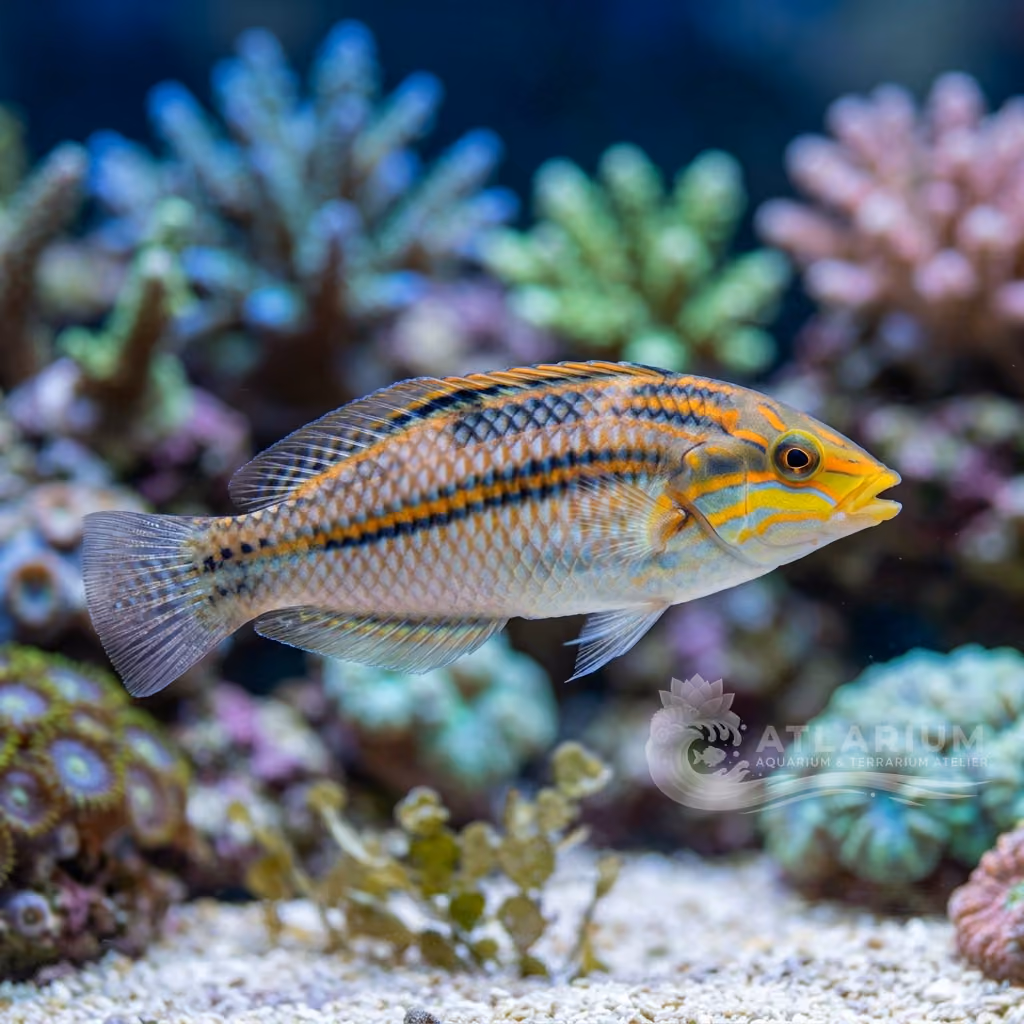 Red-striped wrasse (Halichoeres salmofasciatus)