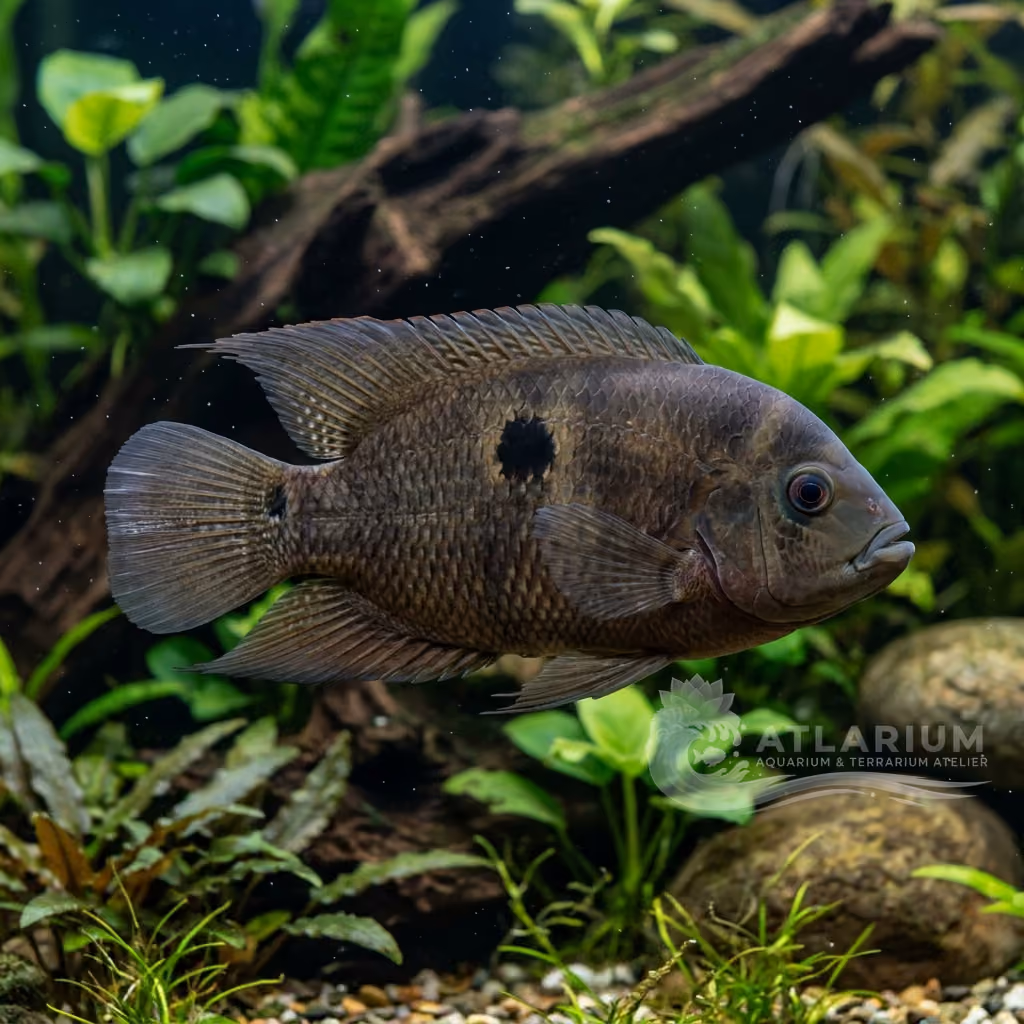 Cíclido Chocolate del Rio Negro (Hypselecara coryphaenoides) (Hypselecara coryphaenoides)