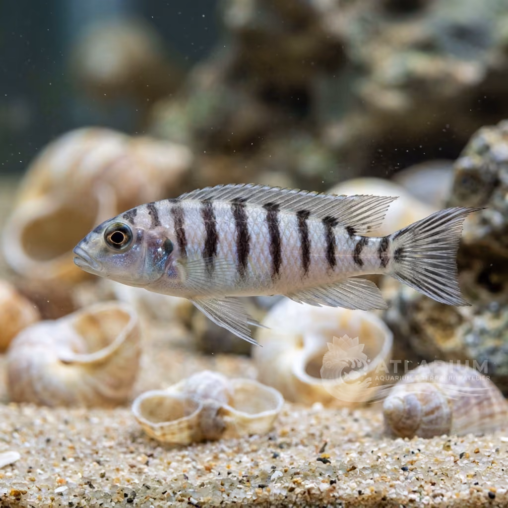 Striped Shell-dweller (Lamprologus laparogramma)