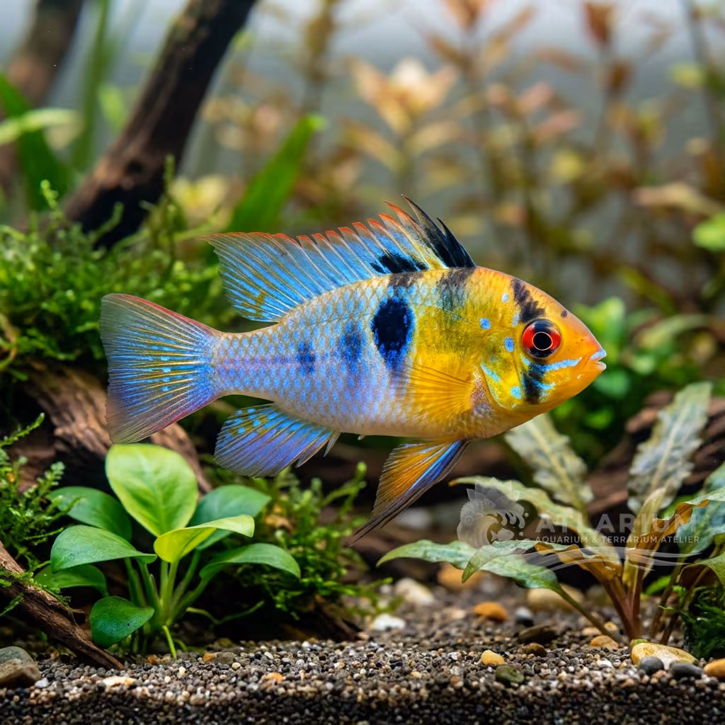 Ramirezi / Cíclido Enano Azul (Mikrogeophagus ramirezi)