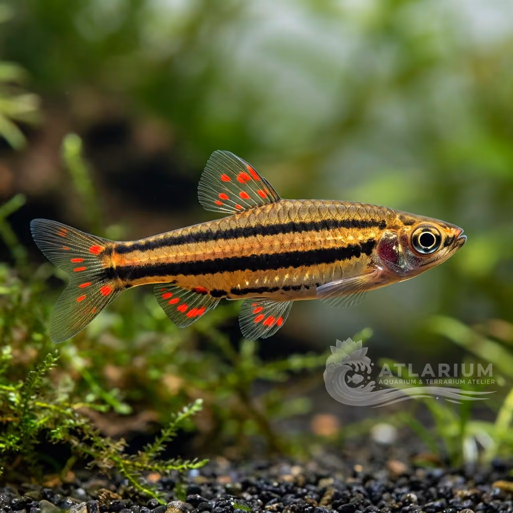Pesce matita a tre linee (Nannostomus trifasciatus)