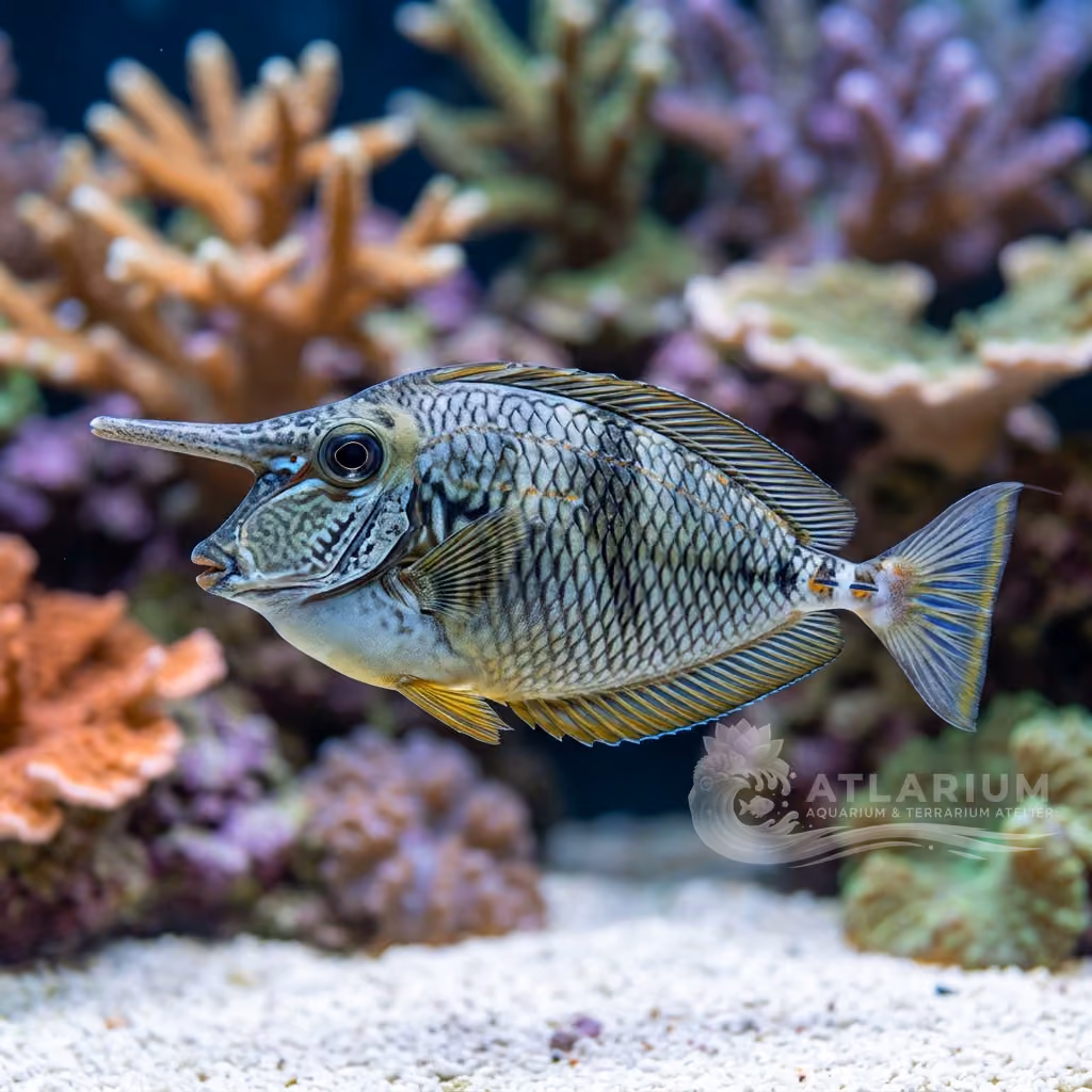 Pesce unicorno faccia di cavallo
