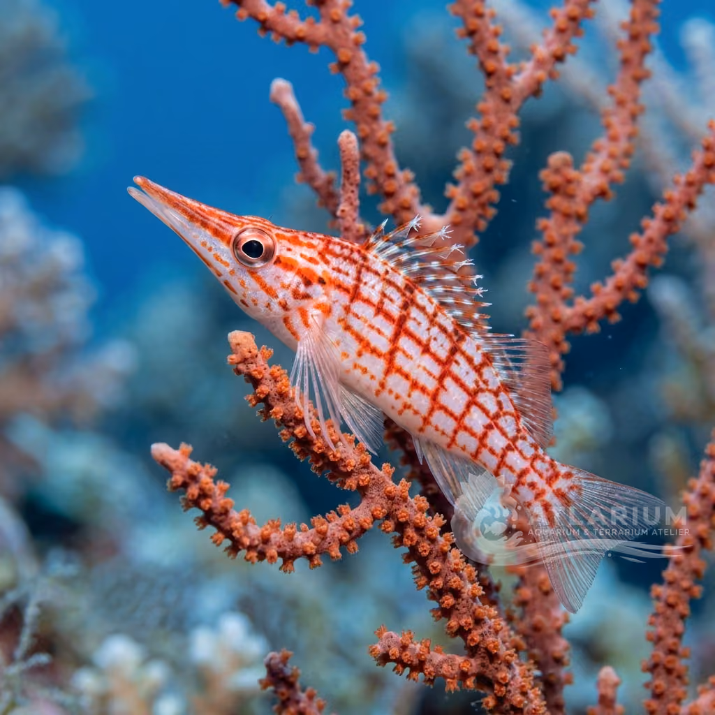 Longnose hawkfish (Oxycirrhites typus)
