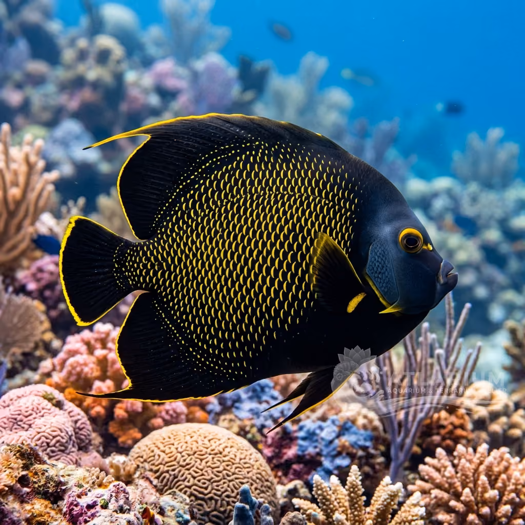 French Angelfish (Pomacanthus paru)