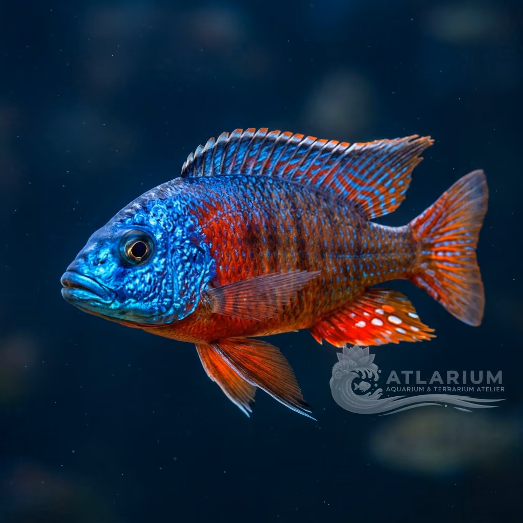 Emperatriz roja (Protomelas taeniolatus)