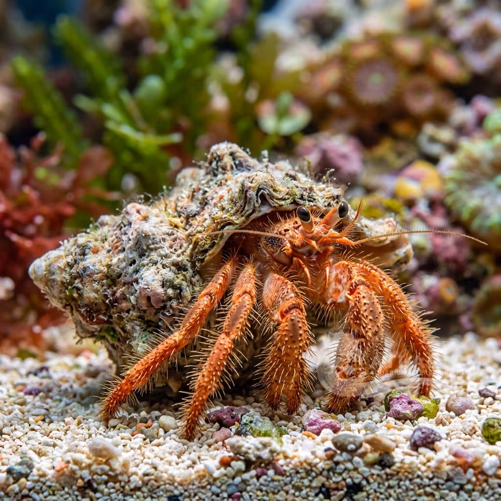 Paguro peloso rosso (Aniculus aniculus)
