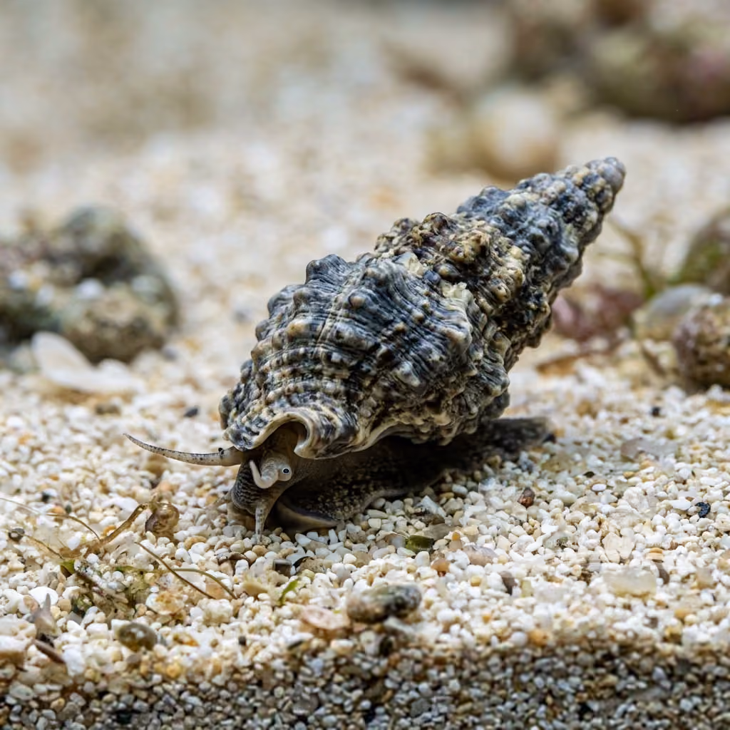 Cerith snail (Cerithium caeruleum)