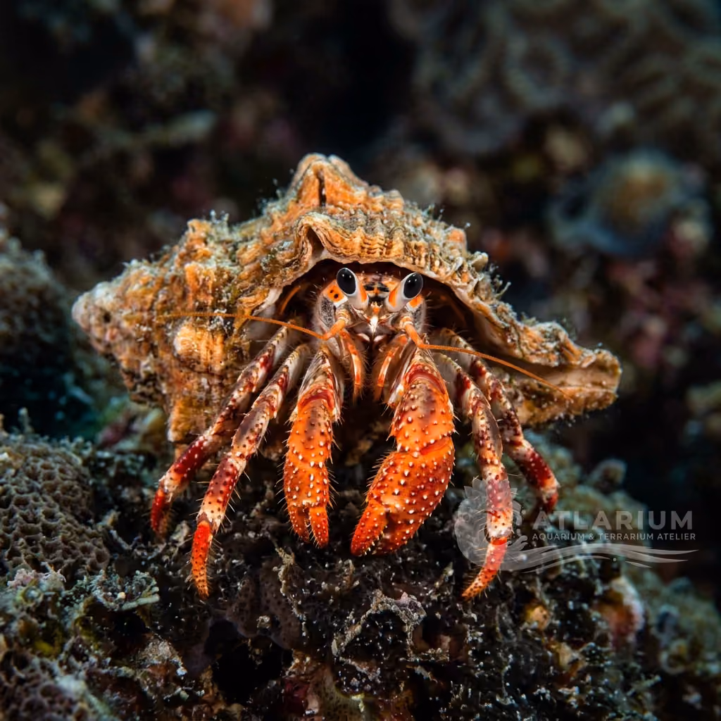 Paguro dalle due macchie (Clibanarius bimaculatus)
