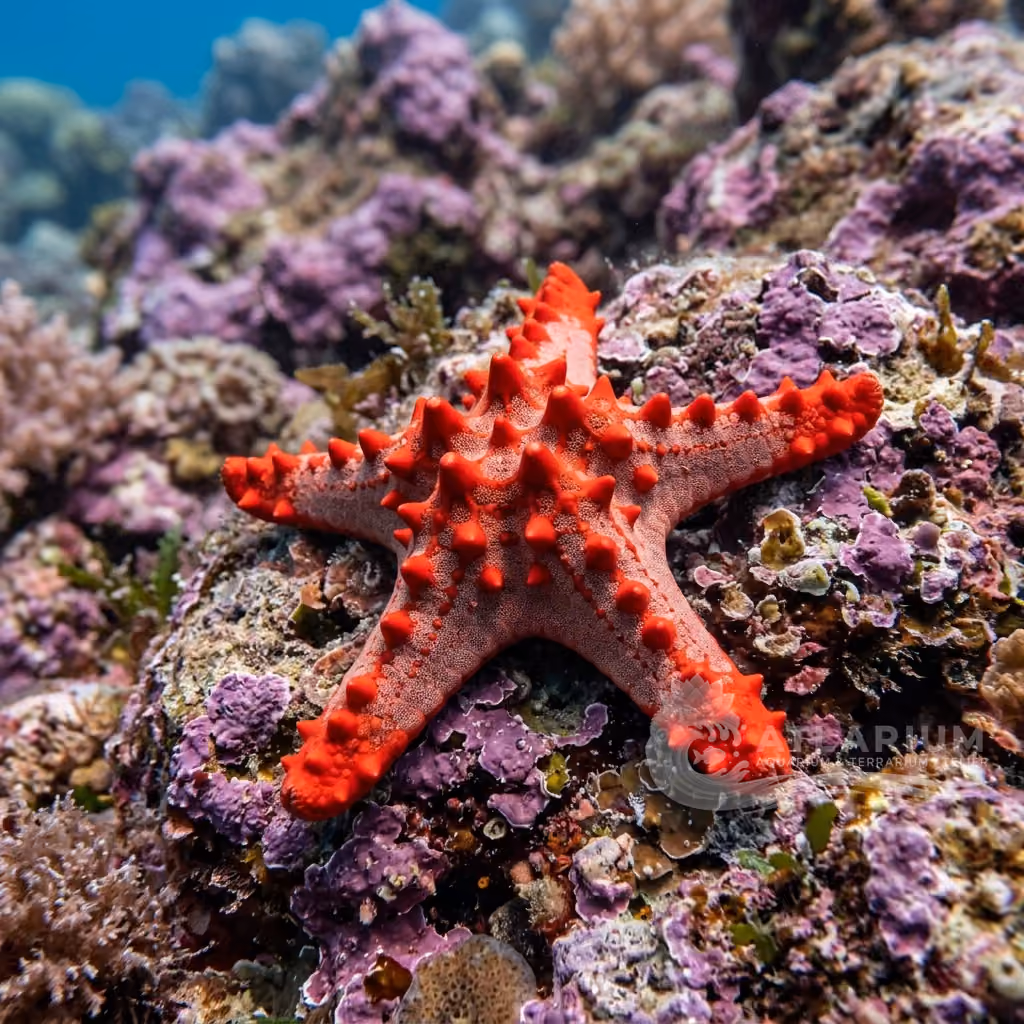 Stella marina dalle protuberanze rosse (Protoreaster lincki)