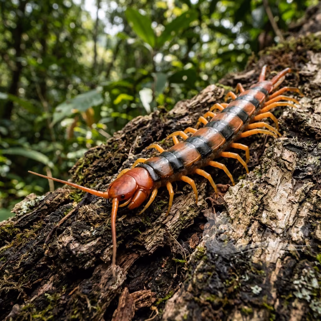 Scolopendra gigante asiatica (Scolopendra subspinipes)