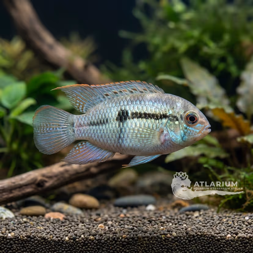 Flag Acara (Laetacara curviceps)