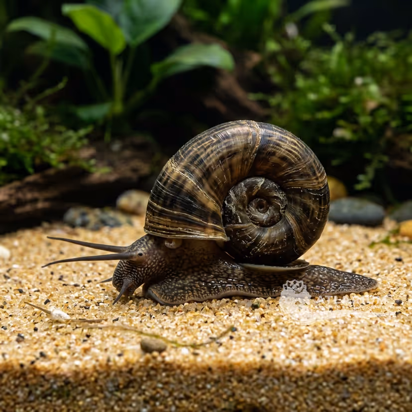 Caracol cuerno de carnero gigante