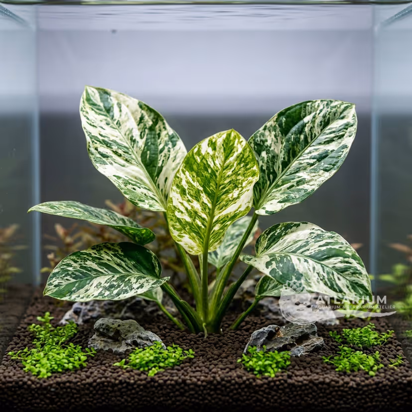Echinodorus cordifolius 'Tropica Marble Queen'