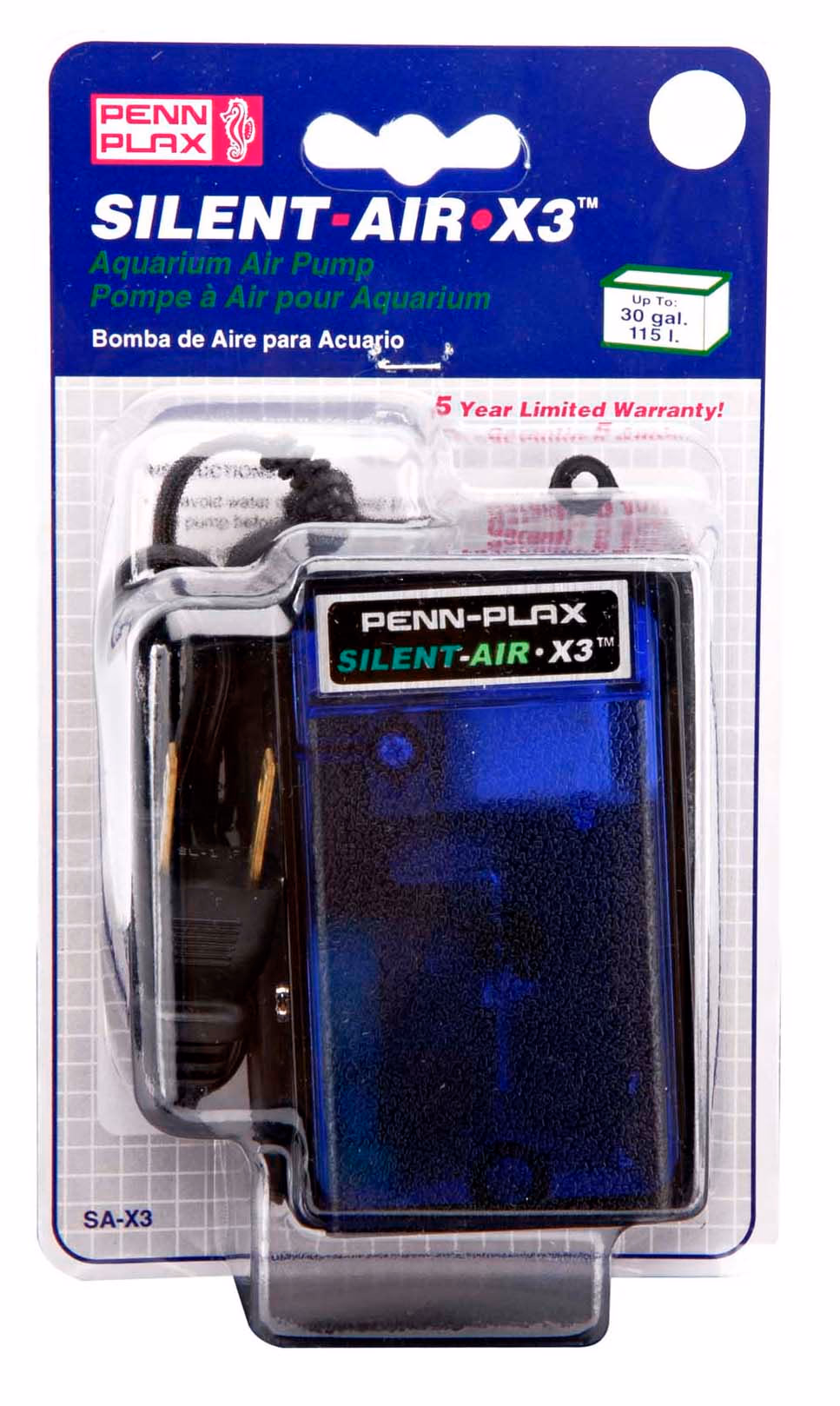 Penn-Plax Silent Air Pump X3