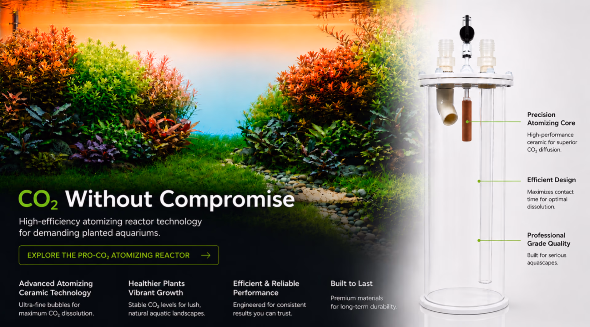 GLA Choice Glass CO2 Diffuser 30mm