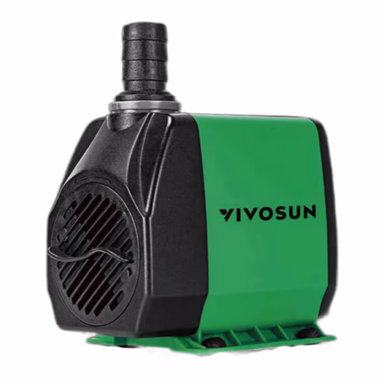 Vivosun Submersible Water Pump 800GPH